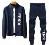 fendi tracksuit set ensemble de survetement regular fit zipper ft5416